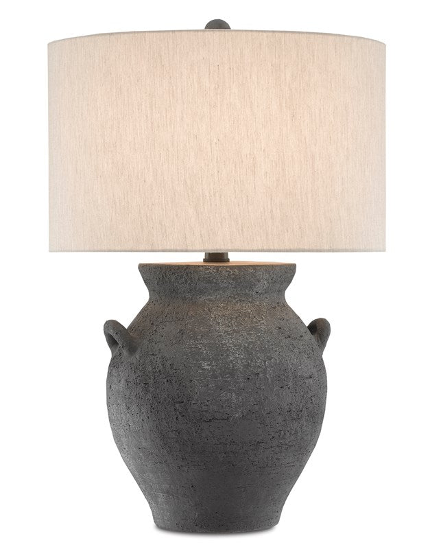 anza table lamp illuminated