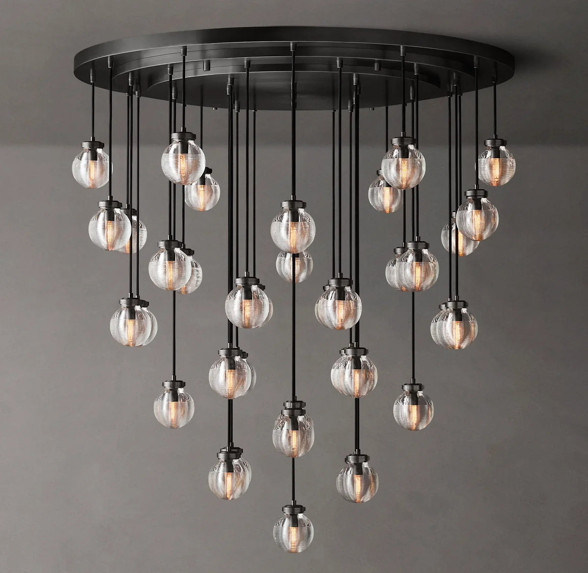 Augety Spherical Modern Round Chandelier 48" - view 2