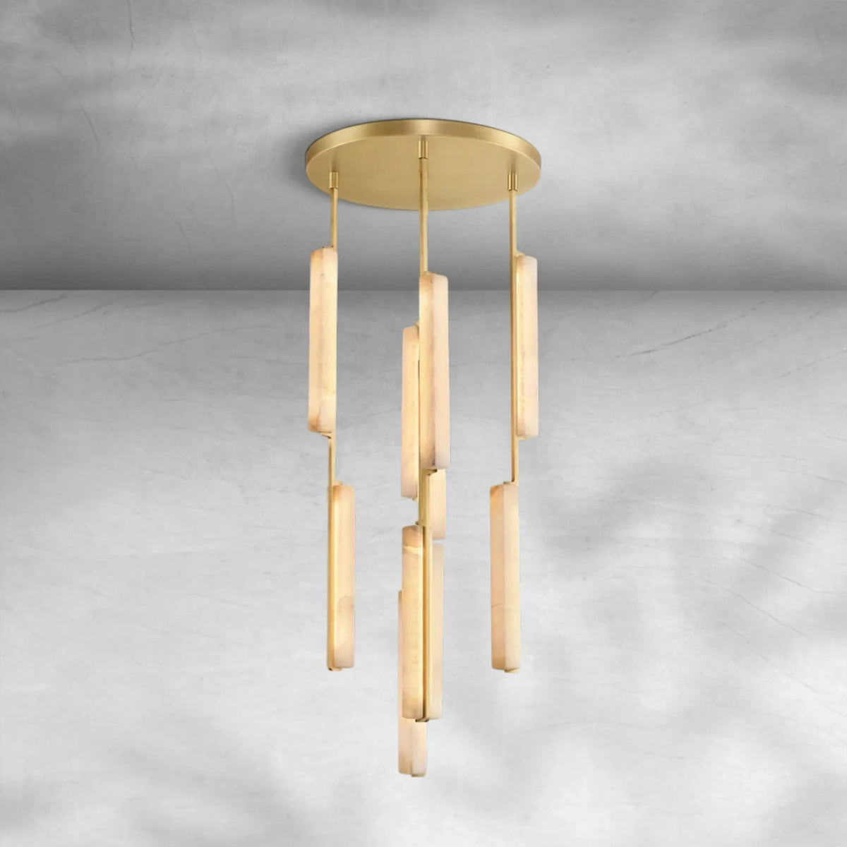 Aureon Alabaster Round Chandelier - view 10