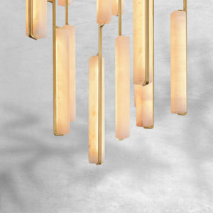 Aureon Alabaster Round Chandelier - view 3