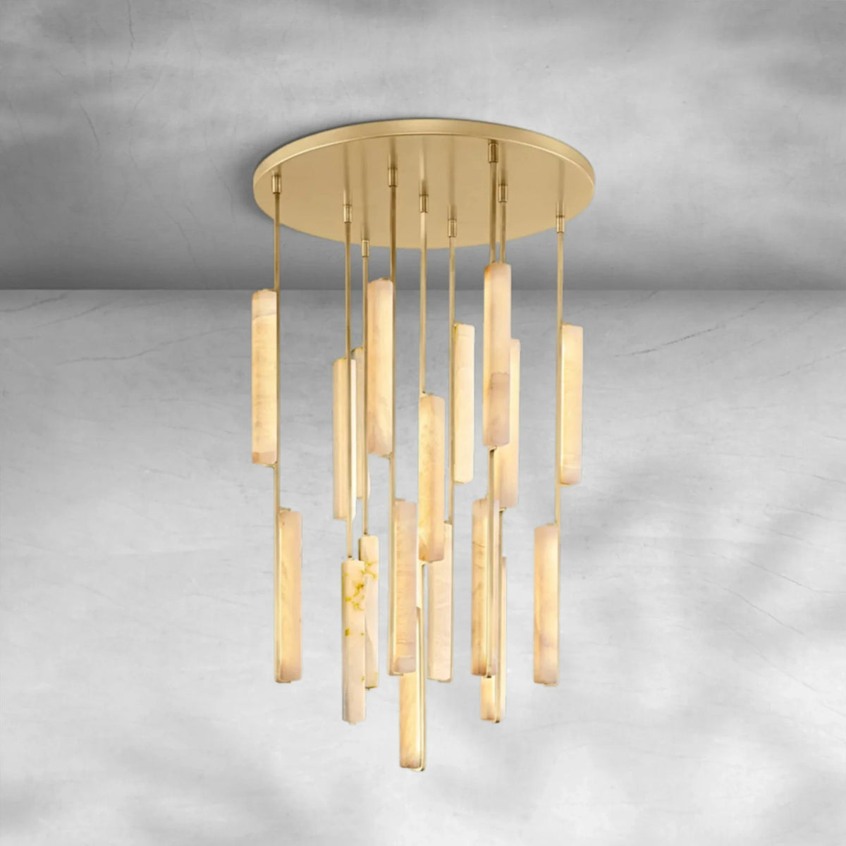 Aureon Alabaster Round Chandelier - view 7