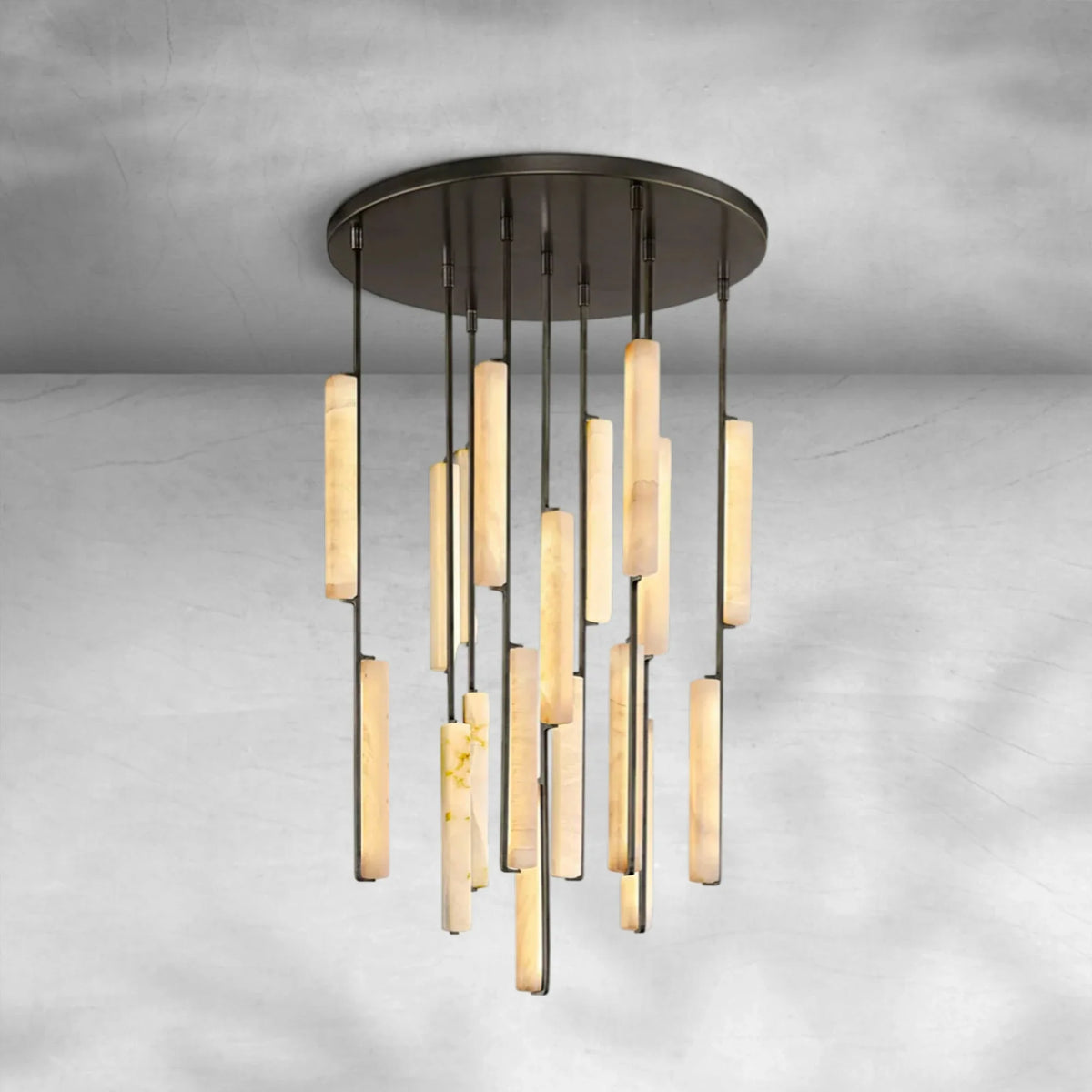 Aureon Alabaster Round Chandelier - view 9