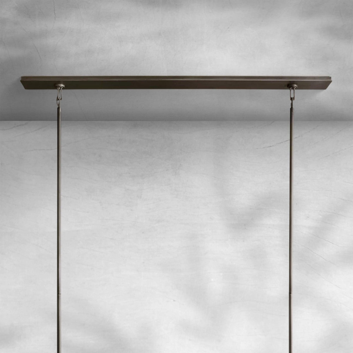 Bauros Glass Lantern Rectangular Chandelier 54" - view 16