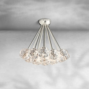 Bruma Glass Flushmount 24", flush mount - view 4