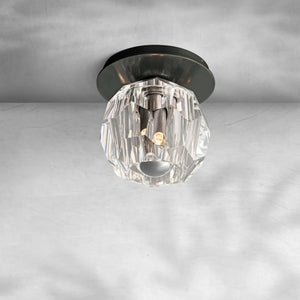 Bruma Glass Petite Flushmount, flush mount - view 3