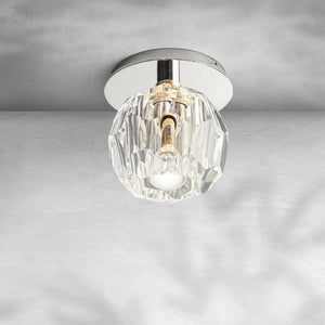 Bruma Glass Petite Flushmount, flush mount - view 4