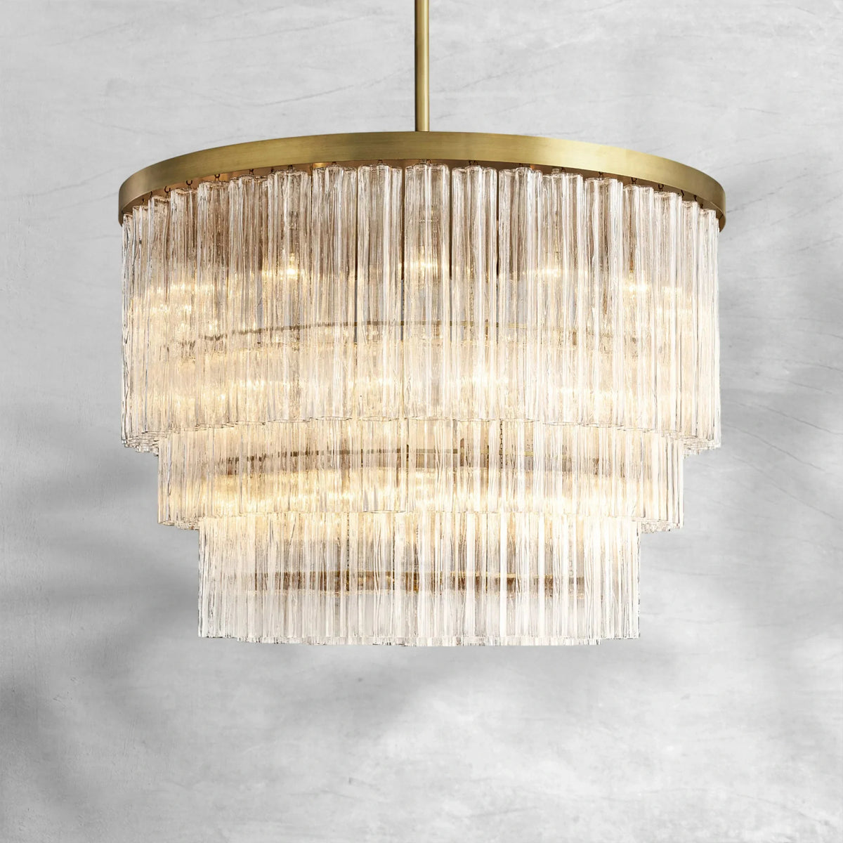 Celume Round 3-Tier Chandelier 48″, three-tier - view 2