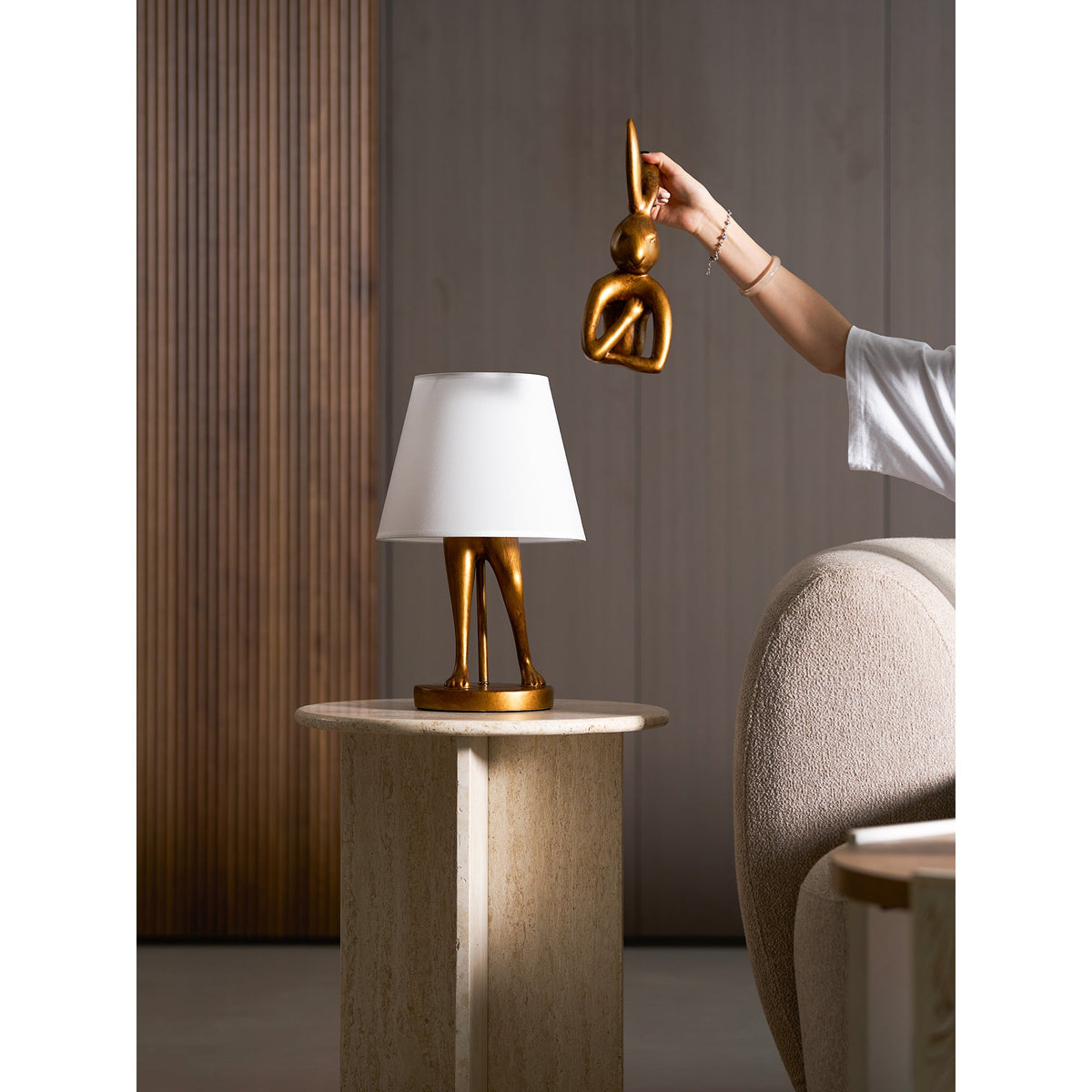 chester rabbit table lamp, RHL Lighting