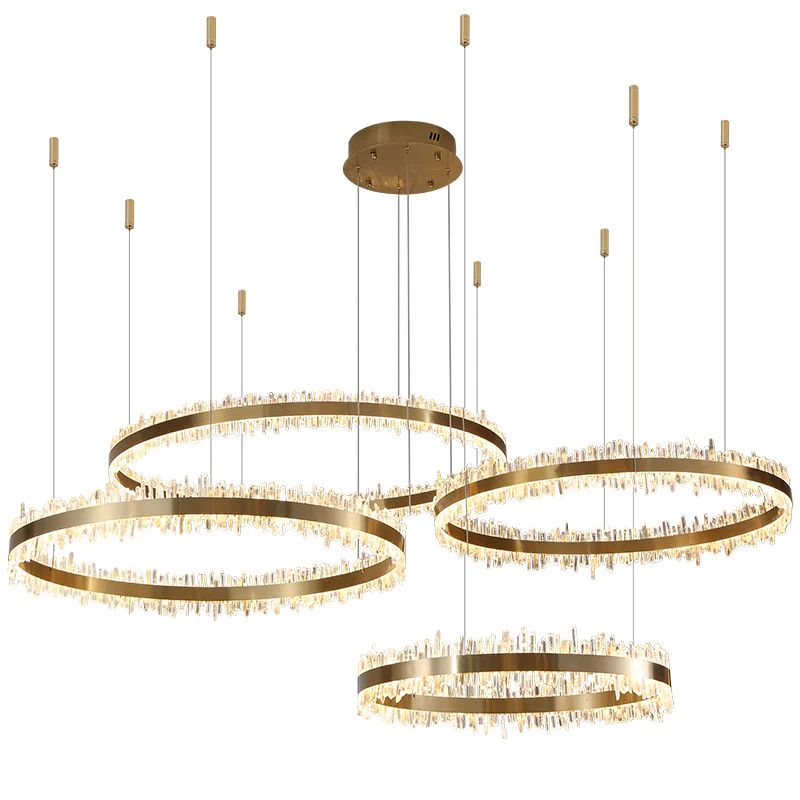 Daltree Crystal Rings Luxury Chandelier - view 2