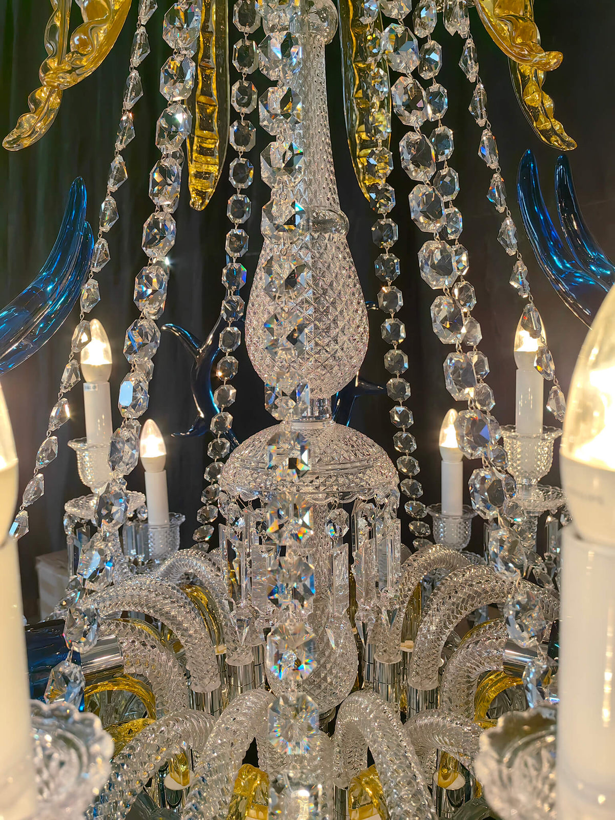 Entrance Zenith Deer crystal chandelier - view 4