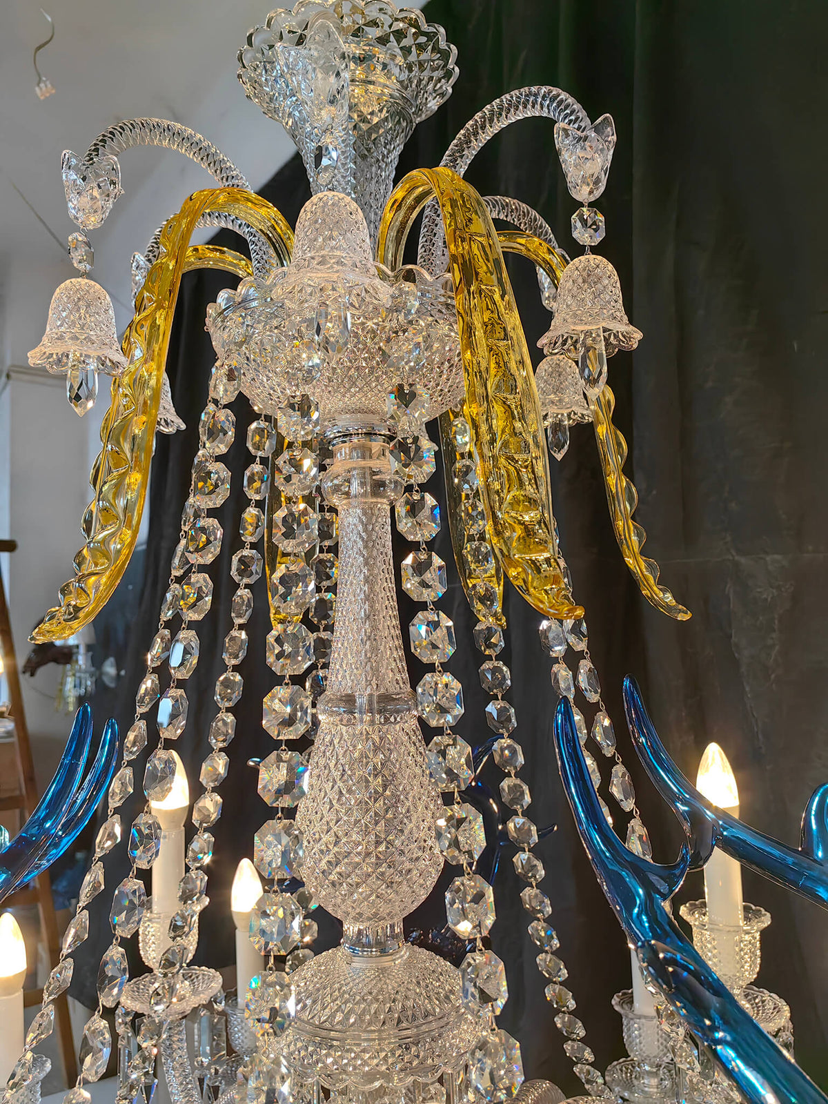 Entrance Zenith Deer crystal chandelier - view 5