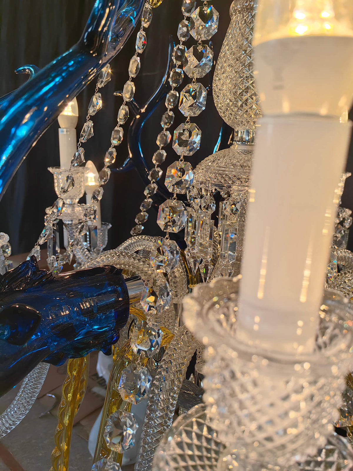 Entrance Zenith Deer crystal chandelier - view 8