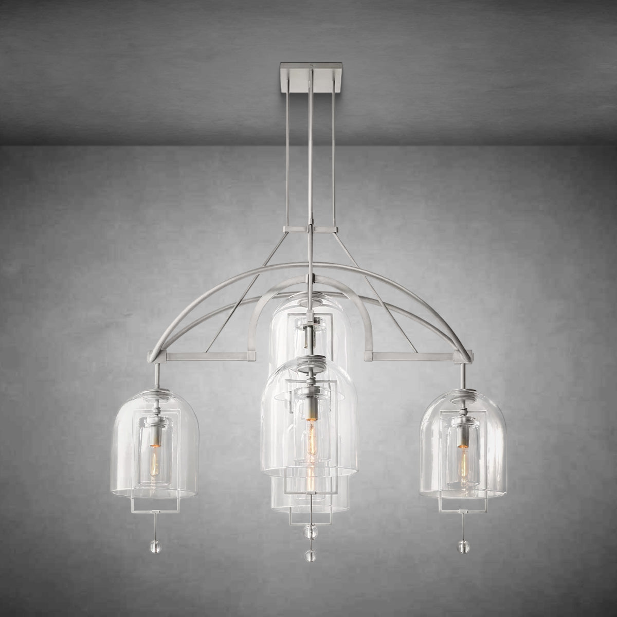 Fable Round Chandelier 48"60" - view 3