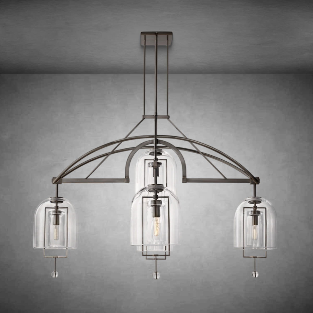 Fable Round Chandelier 48"60" - view 4