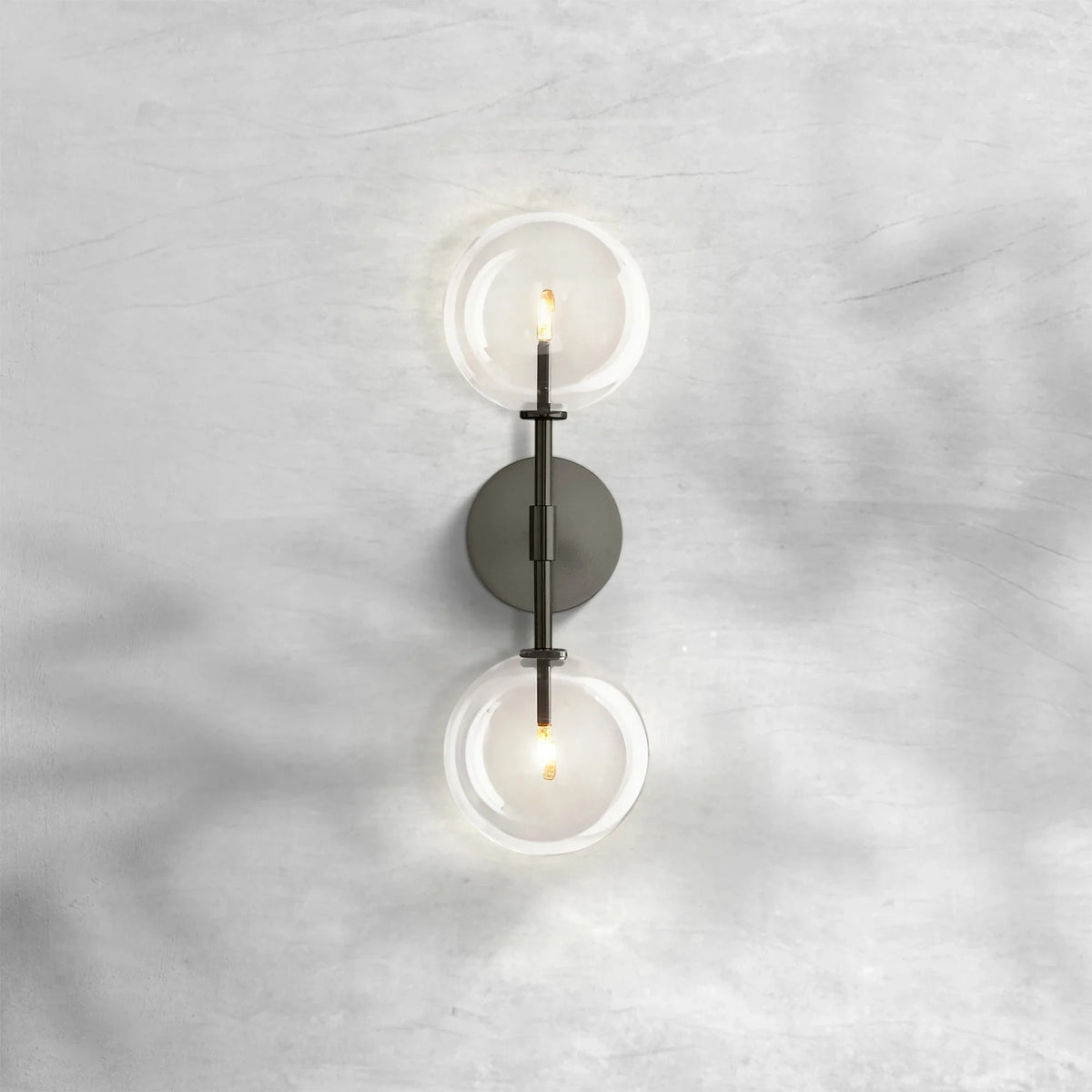 Glass Globe Linear Sconce, wall sconce - view 2