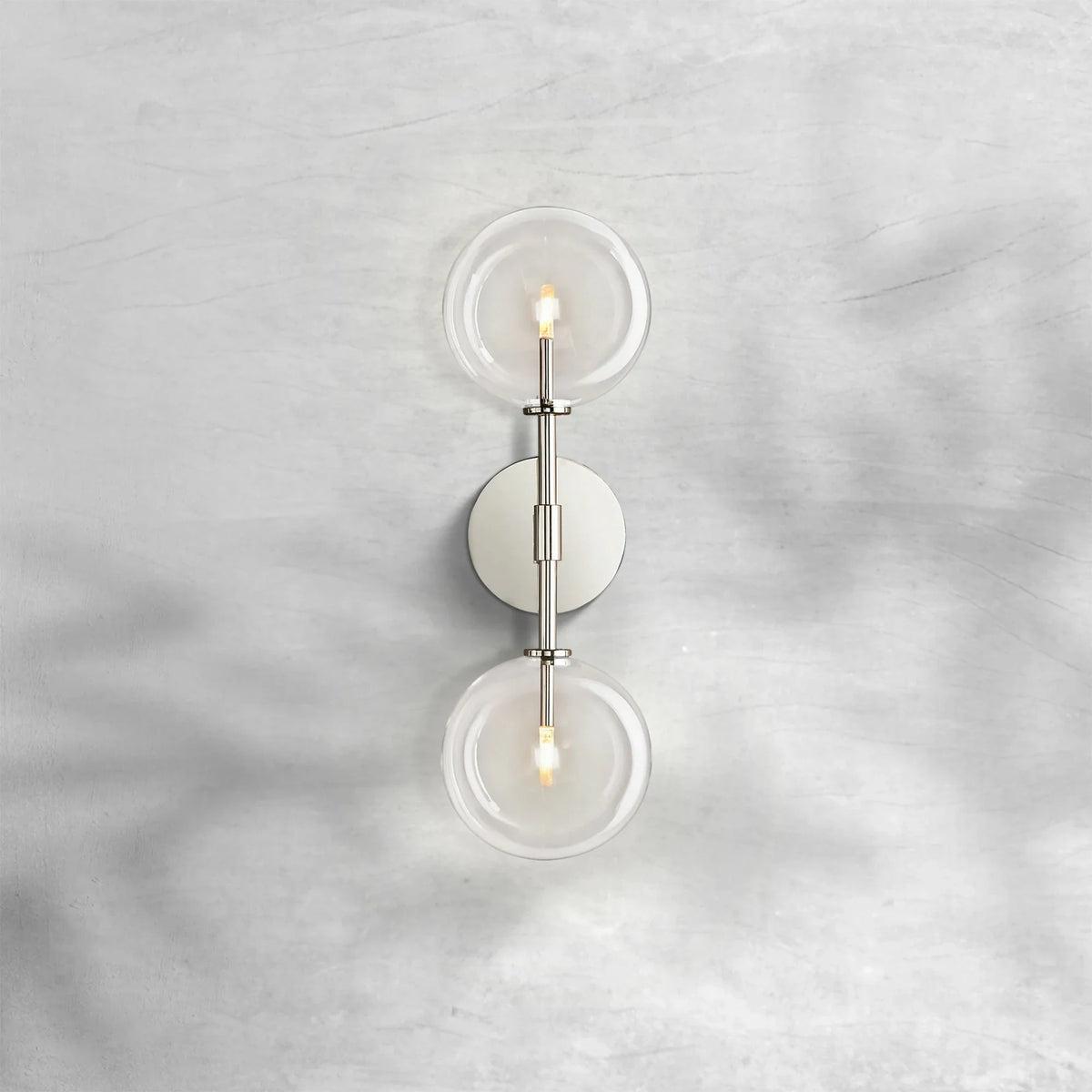 Glass Globe Linear Sconce, wall sconce - view 3