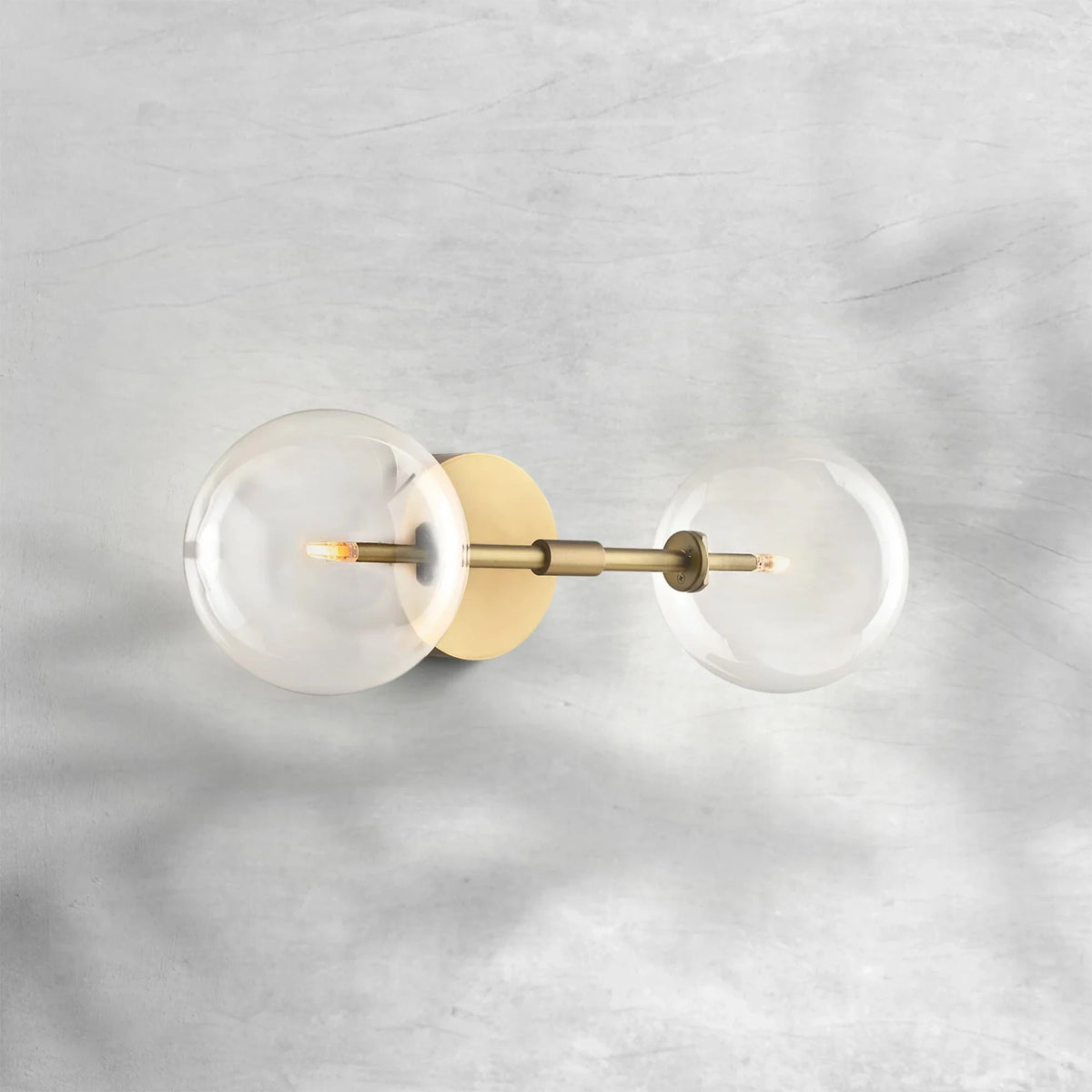 Glass Globe Linear Sconce, wall sconce - view 4
