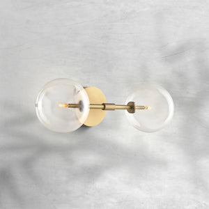 Glass Globe Linear Sconce, wall sconce - view 4