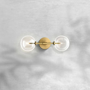 Glass Globe Linear Sconce, wall sconce - view 5