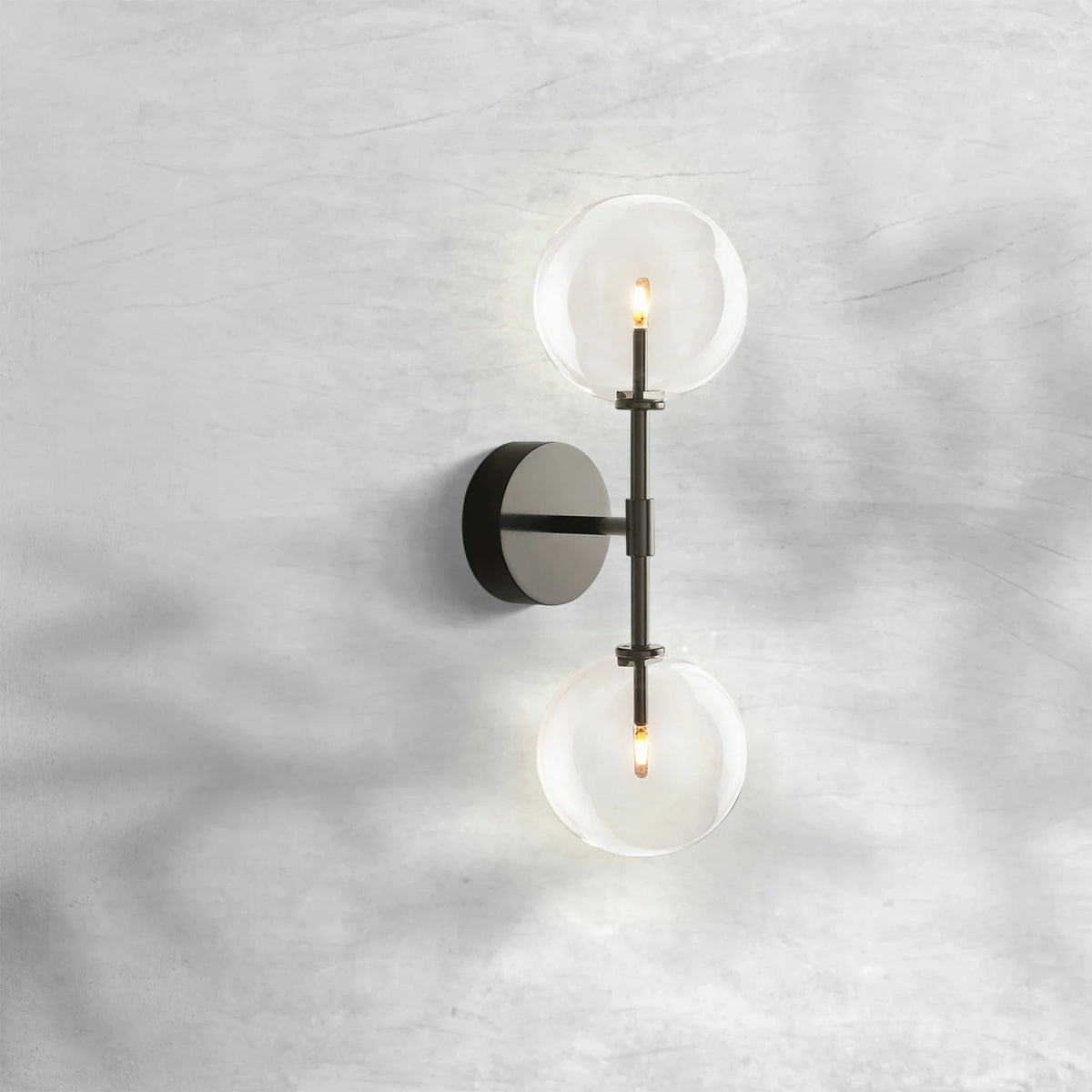 Glass Globe Linear Sconce, wall sconce - view 7