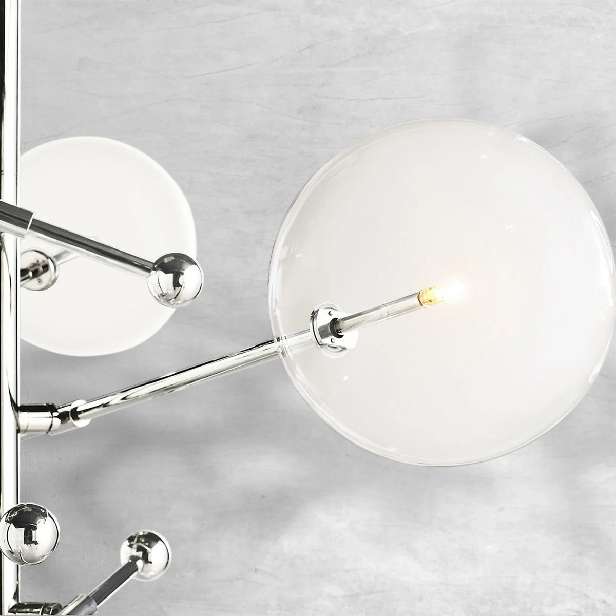 Glass Globe Mobile Six-Arm Chandelier 40" - view 9