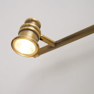 halophane brass wall lamp, RHL Lighting