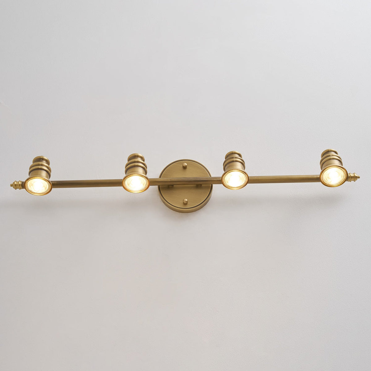 halophane brass wall lamp, RHL Lighting