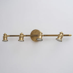 halophane brass wall lamp, RHL Lighting