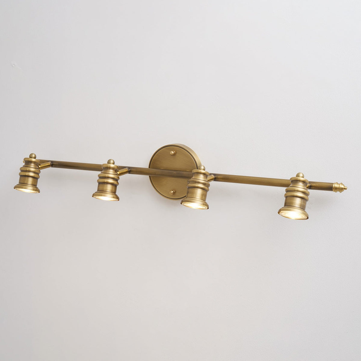 halophane brass wall lamp, RHL Lighting