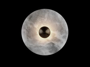 Lunara disc wall sconce 20 inch, RHL Lighting