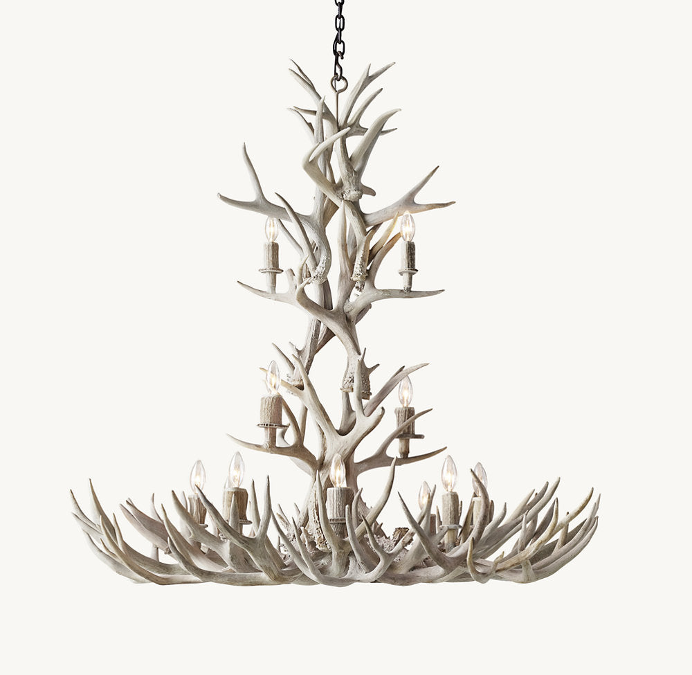Natural Antler Chandelier 48" - view 5