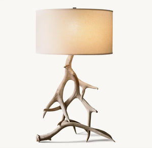 Natural Deer Antler Table Lamp, chandelier