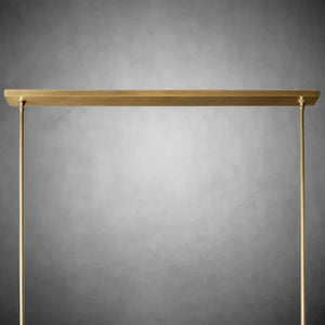 Prism Fabric Shade Linear Chandelier 49" 60" - view 11