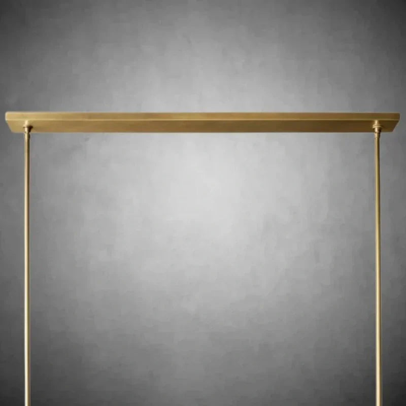 Prism Fabric Shade Linear Chandelier 49" 60" - view 11