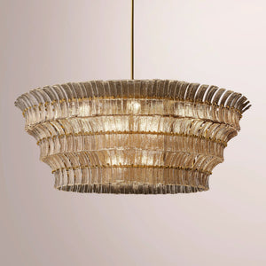 Romaino Smoke Glass Round Chandelier - view 5