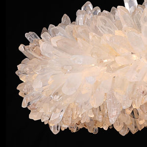 Rosalie Crystal Halo Modern Chandelier - view 5