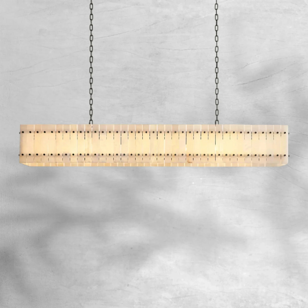 Sienna Marcus Alabaster Linear Chandelier 54''72'' - view 4