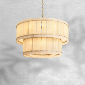 Sienna Marcus Alabaster Round Tiered Chandelier - view 5