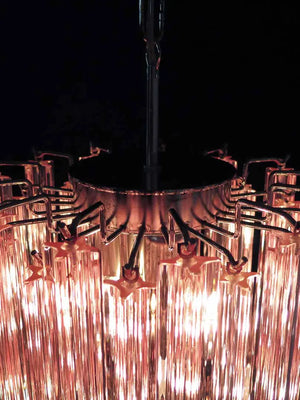 Virelia Faceted Prism Chandelier 46 Prisms - Pink - view 3