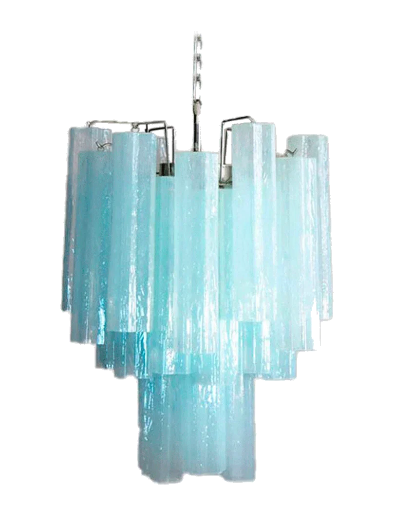 Virelia Glass Tube Chandelier 30 Tubes - Opal - view 2