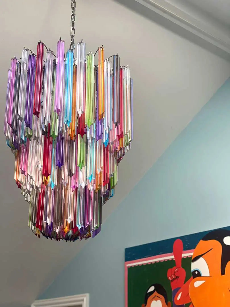 Virelia Prism Chandelier 184 Prisms - Multicolor
