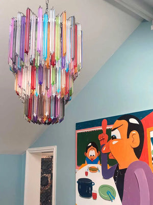 Virelia Prism Chandelier 184 Prisms - Multicolor - view 6