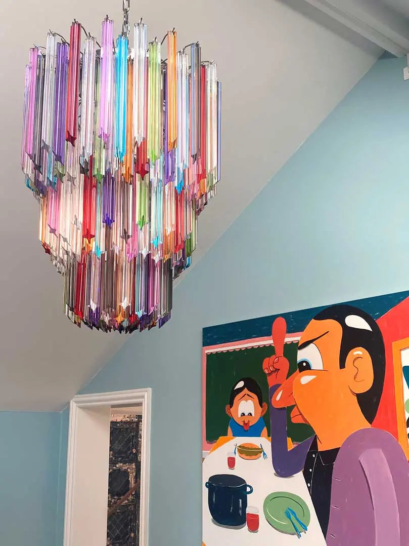 Virelia Prism Chandelier 184 Prisms - Multicolor - view 6