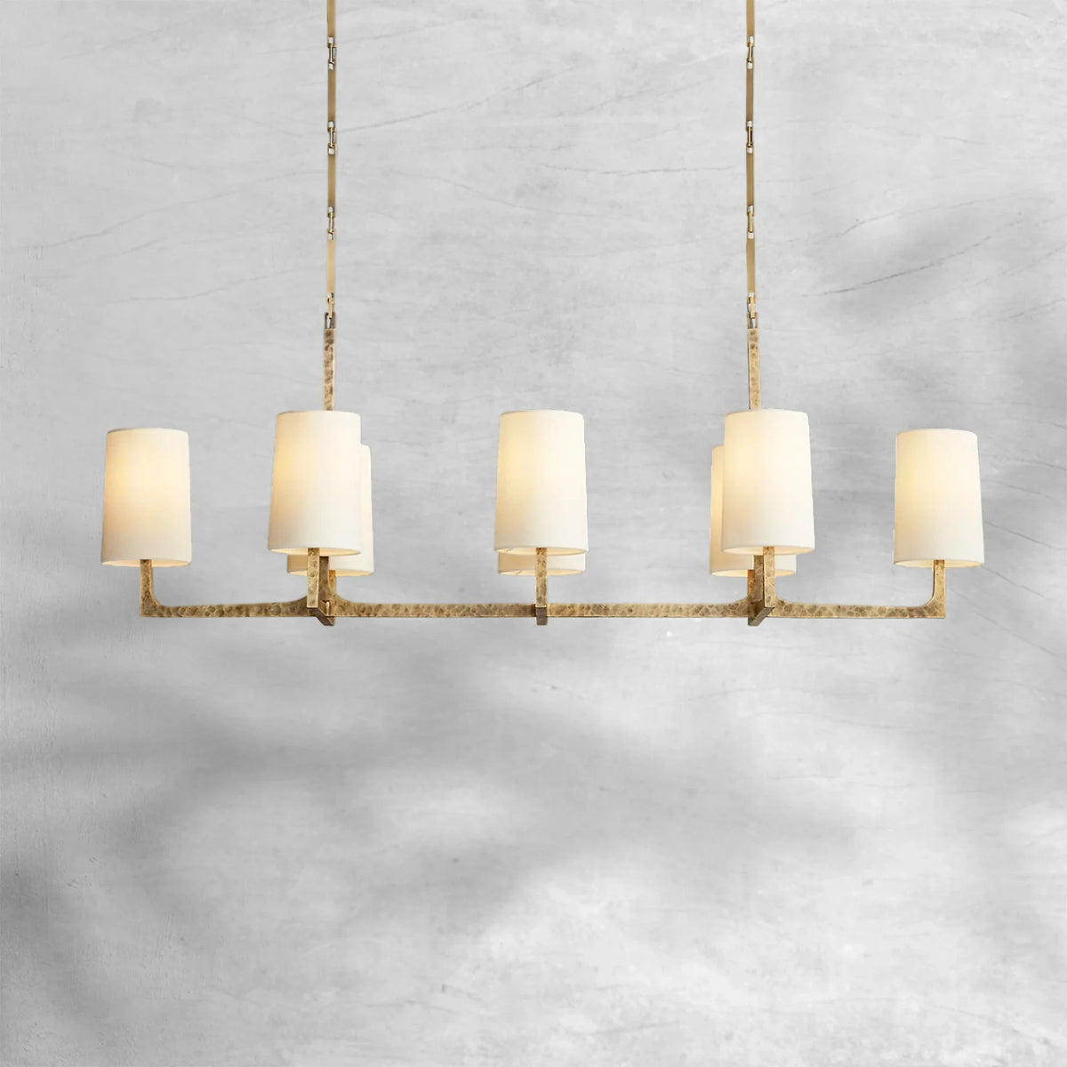 Wryte Linear Chandelier 54"L 72"L