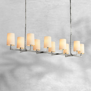 Wryte Linear Chandelier 54"L 72"L - view 14