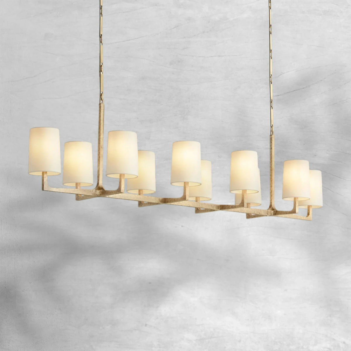 Wryte Linear Chandelier 54"L 72"L - view 17
