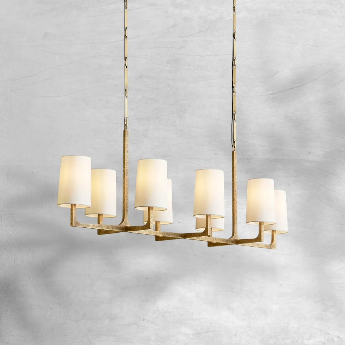 Wryte Linear Chandelier 54"L 72"L - view 2