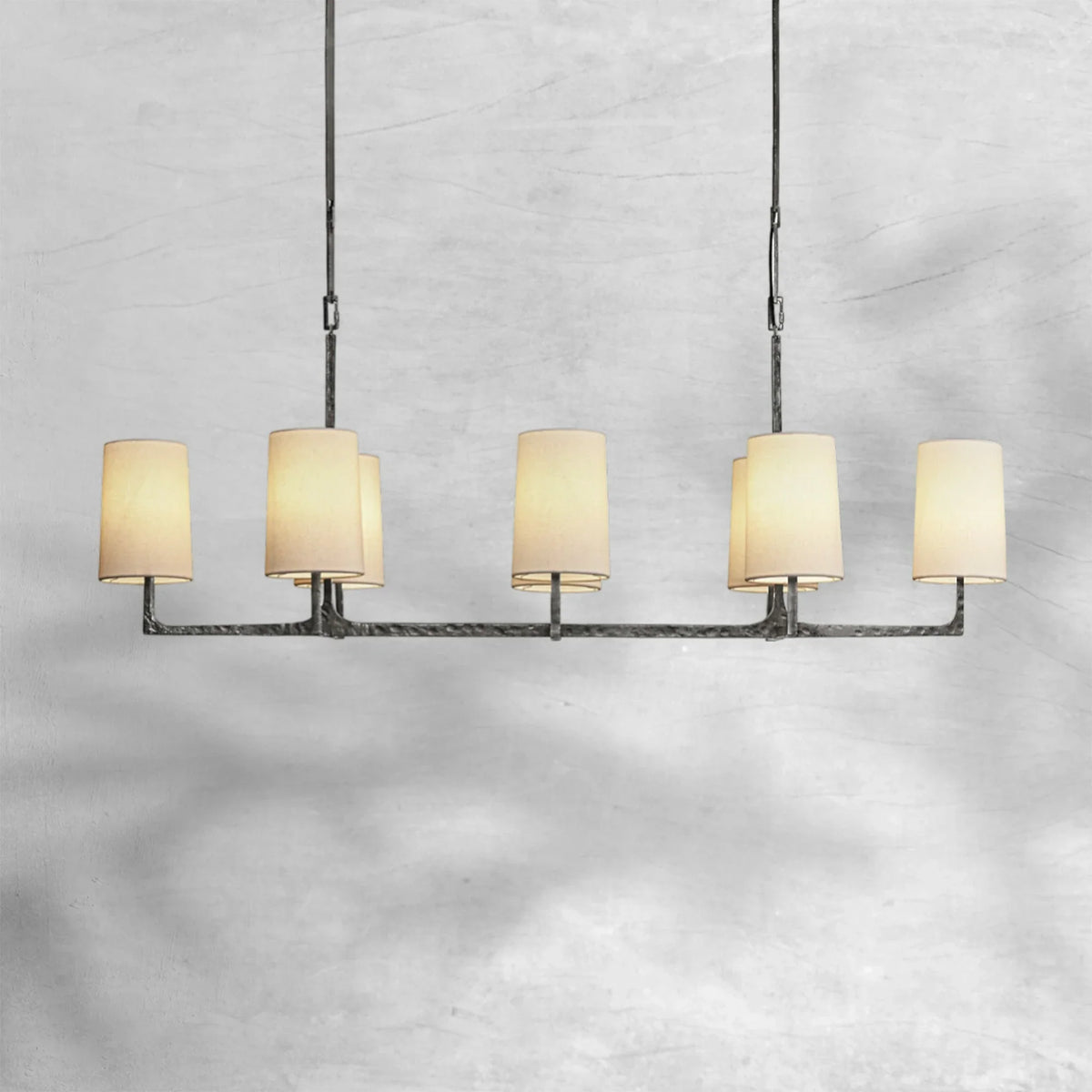 Wryte Linear Chandelier 54"L 72"L - view 4