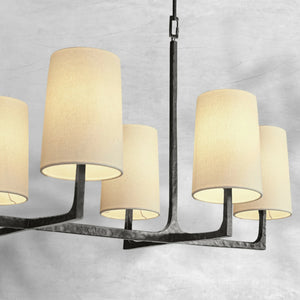 Wryte Linear Chandelier 54"L 72"L - view 5