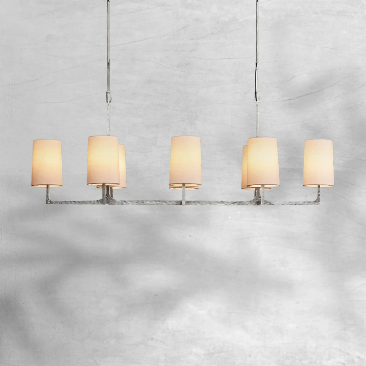 Wryte Linear Chandelier 54"L 72"L - view 8